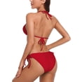 thumbnail image 2 of Charmo Bikini Maillot de Bain pour Femmes Deux Pièces Haut Bouton, 2 of 6
