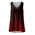 thumbnail image 4 of Cathalem T-Shirt à Manches Courtes pour Femme à Col Ras du Cou, T-Shirts Imprimés Décontractés, Cadeau de la Saint-Valentin, T-Shirts Graphiques, Hauts, Bourgogne TG, 4 of 5