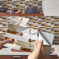 thumbnail image 2 of Leutsin Imitation Wall Tiles Crystal Film Tile Sticker Adhesive Floor Sticker Hot, 2 of 6