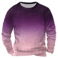 thumbnail image 1 of hotojiny Chandails à Col Rond pour Hommes Mode Dégradé Automne Chaud en Molleton Chandail Léger à Manches Longues Décontracté Vêtements d'Hiver, 1 of 3