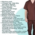 thumbnail image 4 of M&M SCRUBS Men's Scrub Set Medical Scrub Top and Pants, 4 of 6