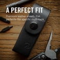 thumbnail image 3 of LEATHERMAN , Étui en Cuir de Qualité Supérieure pour Multitools, Convient à Skeletool, Crunch & Charge - Noir, 3 of 9