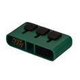 thumbnail image 3 of Unique Bargains 3 in 1 Portable Retractable Dust Groove Cleaner Golf Club Brush Green, 3 of 5