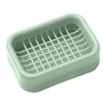 thumbnail image 1 of UsRHHA Double-Layer Soap Box with Drainage Tray, Household Bathroom Soap Holder Storage Rack, Ventilated Soap Dish Container, 1 of 2