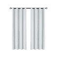 thumbnail image 2 of Chmadoxn Home Decor, Polyester Pongee Laminated Light-blocking Curtains Perforated Style Bedroom Concise Sun Protection Curtains Heat-Insulating And Soundproof Curtains Polyester Blackout Curtains, 2 of 6