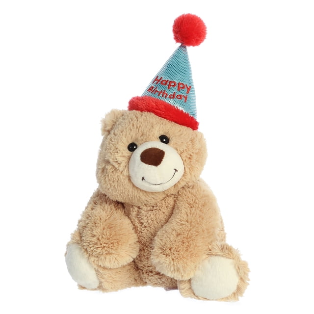 Aurora Stuffed Animals-Happy Birthday Bear12"