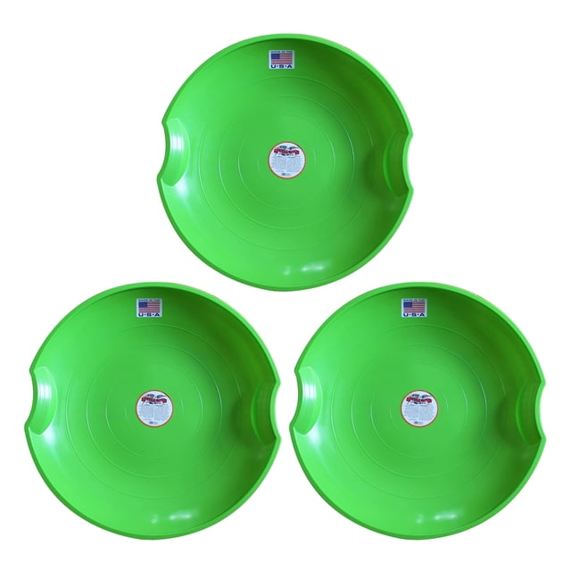 Paricon Traîneau Volant Flexible Flyer, Diamètre 26 Pouces, Vert (Lot de 3)