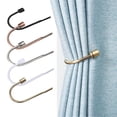 thumbnail image 3 of Meitianfacai Curtain Holdbacks Metal Decorative Curtain Holdbacks Retro Curtain Tiebacks Curtain Drapery Tiebacks Curtain Tieback Hooks Curtain Hooks(2 PCS), 3 of 3