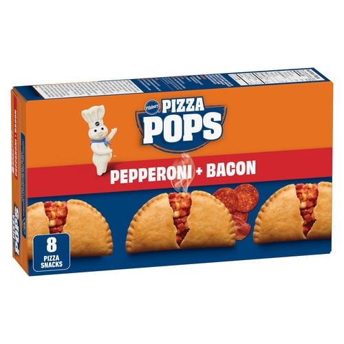 Pizzas collations Pepperoni + bacon Pizza Pops de Pillsbury 8 collations pizza, 760 g