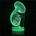 thumbnail image 1 of EGNMCR Night Lights Musical Instrument Night Light LED Colorful 16-Color Remote Control Desk Lamp Night light, 1 of 2