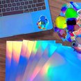 thumbnail image 4 of serony 20X A4 Size Vinyl Sheets Waterproof PVC Sticker Adhesive Craft Decal Rainbow Glitter Removable for Home Decoration, 4 of 8