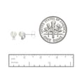 thumbnail image 2 of Boucles d'Oreilles Clous en Perles d'Eau Douce avec Pierre de Naissance, 2 of 2