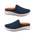 thumbnail image 2 of 1 Paire Femmes Portable Style Décontracté Sandales à Enfiler en Maille Voyage Respirantes Design Simple Pantoufle Sandale Chaussures Bleu Orange Taille 47, 2 of 9