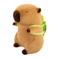thumbnail image 3 of Jouet Figurine de Capybara en Peluche Dessin Animé Jouet en Peluche Doux pour Objets de Collection des Fêtes 45 cm, 3 of 9