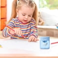 thumbnail image 4 of 3Pcs Heart Shaped Pencil Sharpener! Fufafayo Four Color Rotating Hole Sharpener for Kids, Transparent Cover Pencil Sharpener for School, Portable Pencil Sharpener for Students, Cute Sharpener for, 4 of 5