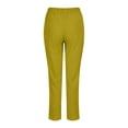 thumbnail image 3 of Timegard Womens Plus Size Pants Elastic Waisted Solid Color Lightweight Pants Lounge Trousers Pockets, 3 of 4