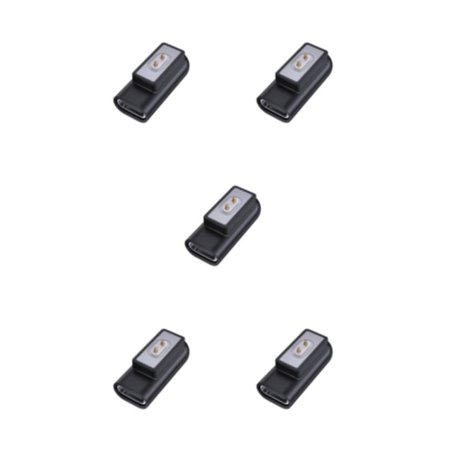 braveheart Portable Magnetic Charger Adapter For Band 8 Easy And Safe Charging Black 5Set