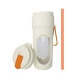 thumbnail image 2 of Portable Rechargeable Mini Blender for Travel, Personal Smoothie Maker with Straw, Two Lids and Stirring Function, USB-C Compact Juicer for Home Office Gym, 2 of 5