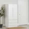 thumbnail image 1 of South Shore Haven 2-Door Armoire with Drawers, in Pure White, 1 of 13