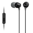 thumbnail image 1 of SONY MDR-EX15AP/B Fashion Color EX Earbud Headset - Black, 1 of 4