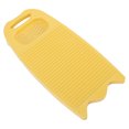 thumbnail image 4 of Hand Washboard Plastic Laundry Wash Board with Soap Holder Household Washing Board Yellow, 4 of 12