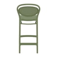 thumbnail image 5 of Compamia Marcel Tabouret de Comptoir Contemporain en Résine pour Intérieur et Extérieur Vert Olive, 5 of 5