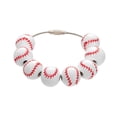 thumbnail image 1 of Meitianfacai Beach Bag Softball Pendant Football Basketball Softball Pendant Stylish Design Perfect For Decorating Your Backpack Or Keychain, 1 of 1