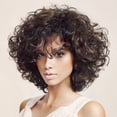 thumbnail image 1 of Daisyyozoid Gros Perruque de Mode pour Femmes Marron Perruque Synthétique Cheveux Vague Perruque, 1 of 7
