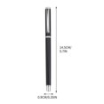 thumbnail image 3 of Black Student Exam Pen 0.5Mm Press Type Gel Ink Pen Quick Drying Writing Pen Set Of 1 Black Ink Pen For School Office Note Taking Smooth Writing Comfort Grip Design 54G Lightweight, 3 of 3