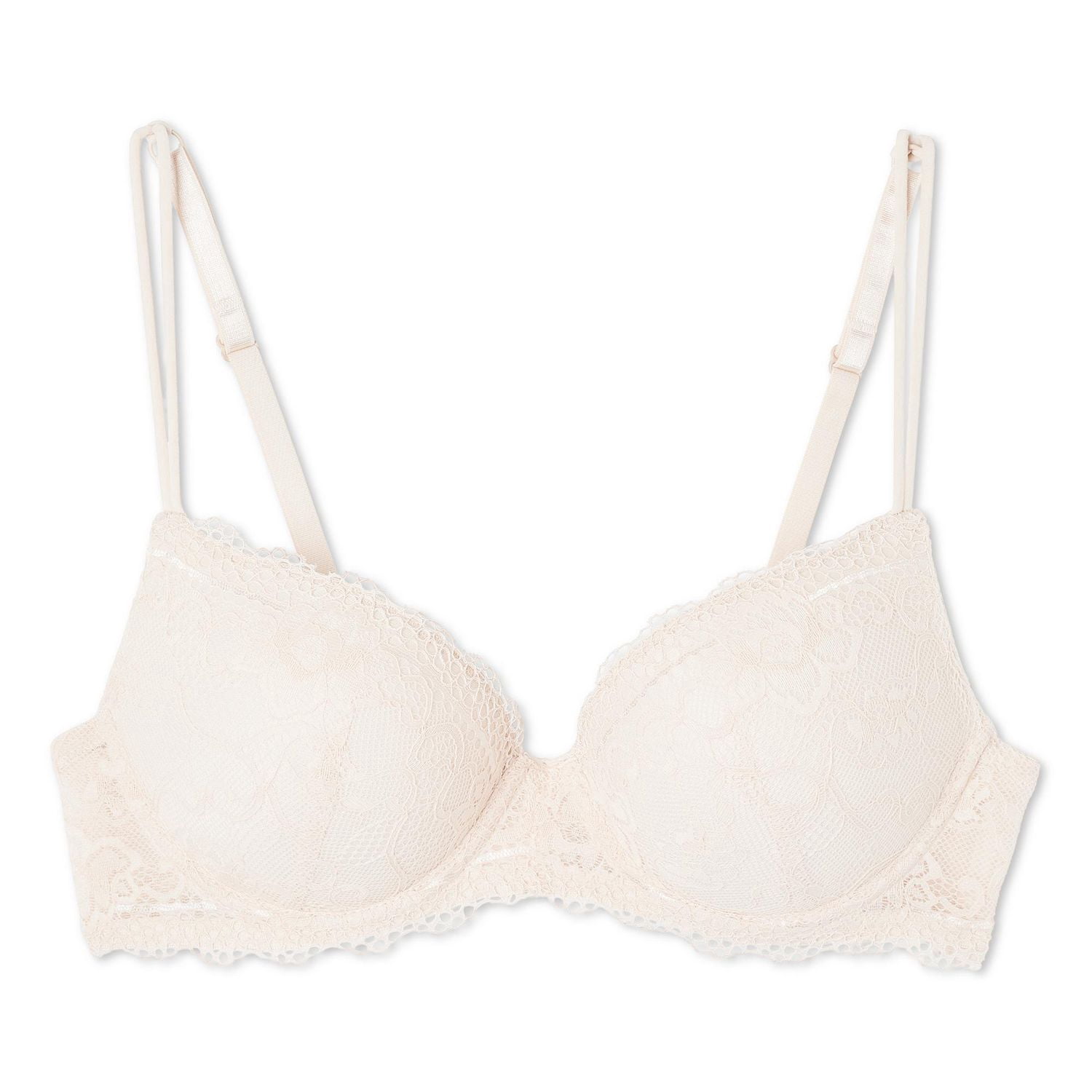 Soutien-gorge pigeonnant avec dentelle George pour femmes
