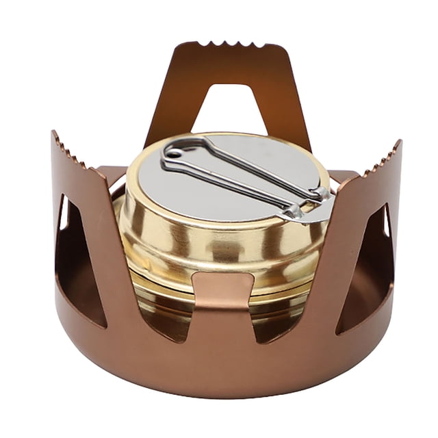 Dvkptbk Portable Réchaud à Alcool Extérieur Portable Poêle à Eau Bouillie Solide Camping et Randonnée