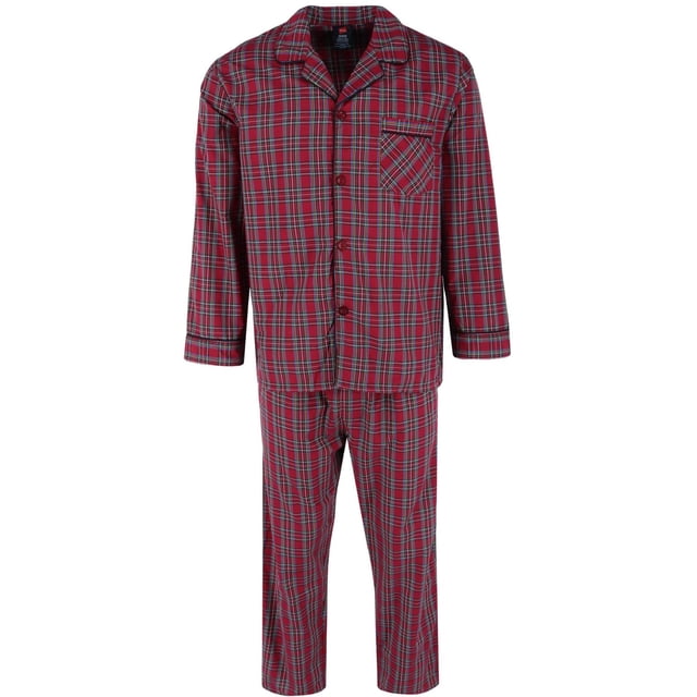 Hanes Broadcloth Long Sleeve Pajama Set (Men's)
