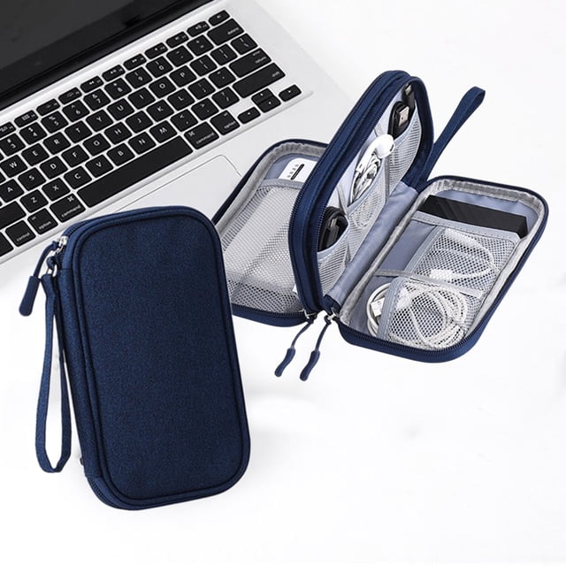 Yhmxh Home Decor Home EssentialsHome Accessories Digital Accessories Storage Bag Multi-layer Power Supply Hard Drive Protective Cover Power Bank USB Flash Drive Earphones Dusts-proof Data Cable