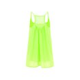 thumbnail image 4 of Innerwin Robe Mini Couleur Unie Débardeur pour Femme Fête Encolure Dégagée Ample Été Plage Robe d'Été Verte G, 4 of 7