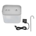 thumbnail image 2 of Pet Drinking Fountain, Automatic Circulation  Cat Water Fountain  For Cats Transparent White, 2 of 8
