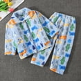 thumbnail image 2 of WEAIXIMIUNG Pyjama Garçon Taille 8 Coupe Ample Enfants et Garçons Ensemble de Pyjama Doux 2 Pcs, 2 of 3