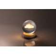 thumbnail image 3 of Merkury Innovations 3.15 inch diameter 3D Floating Cloud Crystal Orb Light, 1-pack, 3 of 4