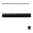 thumbnail image 4 of Umbra 318850-040 Flip 5 Hook&44; Noir, 4 of 5