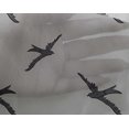 thumbnail image 4 of oneOone Georgette Viscose Fabric Bird Block Print Fabric By The Yard 42 Inch Wide, 4 of 4