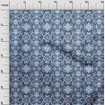 thumbnail image 3 of oneOone Cotton Flex Dark Blue Fabric Floral Sewing Craft Projects Fabric Prints By Yard 40 Inch Wide, 3 of 4