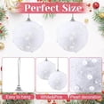 thumbnail image 4 of Boovnll Christmas Balls Ornaments For Xmas Tree 6Pcs Shatterproof Christmas Tree Decorations Tree Hanging Balls Muti Color Christmas Balls Ornaments Set For Party, 4 of 9