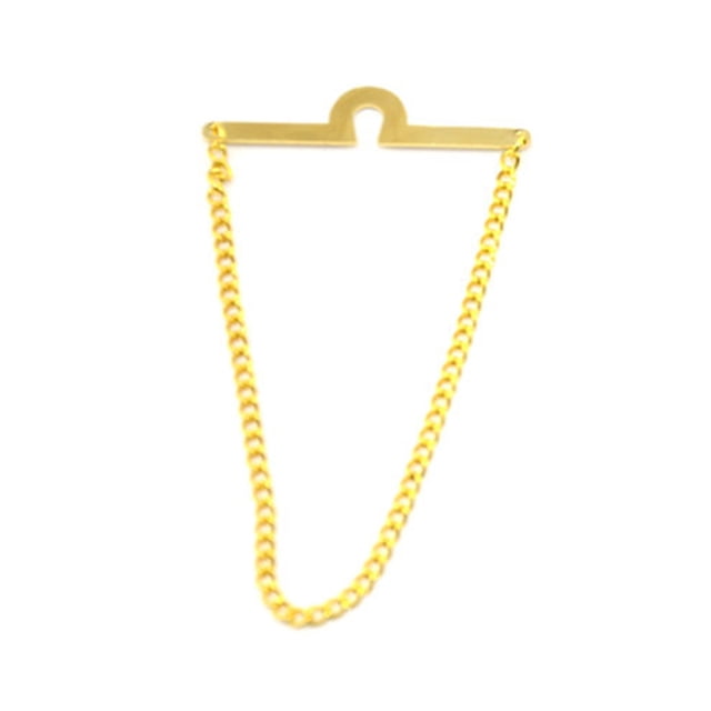 Broche à Barrette pour Homme, Cravate avec Chaîne pour Cravates Fines