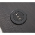 thumbnail image 4 of Mainstays 2 Drawers Computer Desk with USB Charger for Teen Adult, 39.4' Study Writing Table, Espresso Finish., 4 of 5