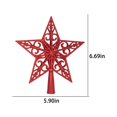 thumbnail image 3 of Christmas Tree Decorations,Christmas Hollow Star Tree Topper Christmas Decoration Holiday Tree Top Shatterproof Hollow Star Decoration Holiday Christmas Tree Decoration, 3 of 6