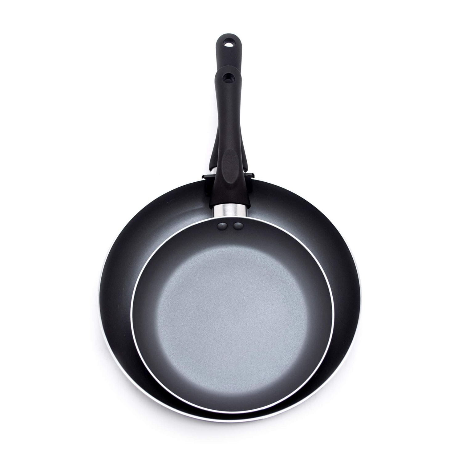 Starbasix Ensemble de 2 Poêles Antiadhésives, 20cm & 26cm, en Aluminium, Va au Four, Compatible avec le Lave-Vaisselle