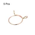 thumbnail image 3 of Unique Bargains Fuel Line Hose Clips, 5 Pack 50mm 65Mn Steel Single Wire Tubing Spring Clamps, 3 of 5