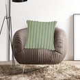 thumbnail image 4 of Plush Striped Decorative Pillow for Sofa and Bedroom - Soft and Supportive Cushion with Included Insert, 45x45cm, 4 of 9