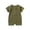 Army Green, variant on Birdeem Toddler Baby Girls Boys Short Sleeve Solid Color T-Shirt Jumpsuit Romper