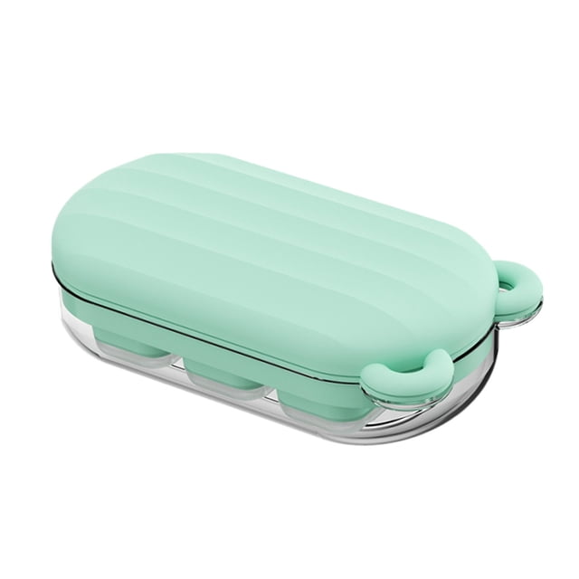 Ice Bear Silicone Set with Lids – Reusable Square Ice Tray for Freezer Use Easy Release 6-Count Ice Makers for Home Bar and Party