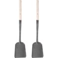 thumbnail image 1 of Wood Shovel Multi Iron Integral Molding Garden Use 2Pcs 23.2x6.7in, 1 of 8